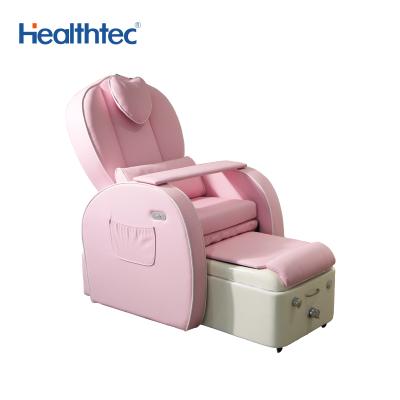 China Luxury pink nail salon furniture salon OEM foot spa pedicure chair for sale for sale