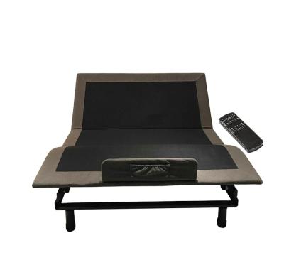 China (Other) Electric Smart Bed Frame Adjustable Headrest Fabric Bed Hot Selling Adjustable Bed for sale