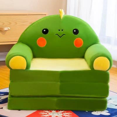 China Stocked High Quality Cute Foldable Inflatable Lazy Sofa Blanket With Zipper Chair For Kids for sale