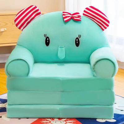 China Cute Stocked Toy Children Plush Folding Sofa Set Furniture Cartoon Sofa Cushion Living Room Sofa Cover for sale