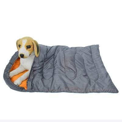 China Compressible Compressible Dog Cat Dog Sleeping Bag Outdoor Waterproof Warm Wearproof Pet Sleeping Bag for sale