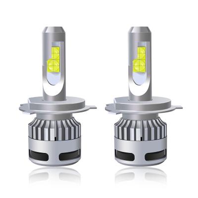 China High Power Automobile LED Headlight H4 Cree Chip 50W Motorcycle Headlight LED Foglight Double Beam for sale