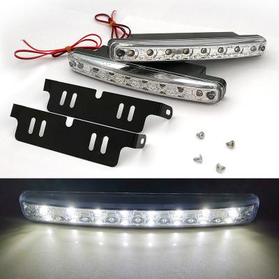 China LED Automotive Daytime Running Lights are waterproof and suitable for all 12V 8LED all models for sale