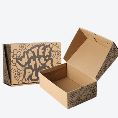 China Corrugated Mailer Box Cardboard Shipping Box Craft Paper Mailing Box For Shoes for sale