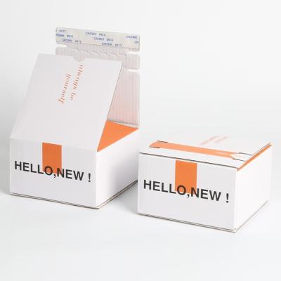 China Mailer Box Custom Square Packaging Box With Easy-To-Open Zipper Box For Press-On Nails for sale