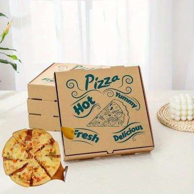 China Food Grade Packaging Box Custom Packaging Cardboard Pizza Dozen Met Aluminiumcoating Te koop