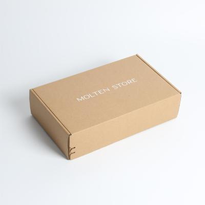 China Storage and Transportation White Ink Eco-Friendly Kraft Corrugated Zipper Paper Box for sale