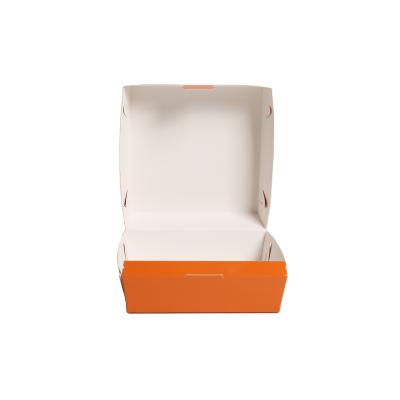 China Burger Food Box Customized Disposable With Secure Closure For Takeout And Delivery for sale