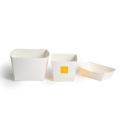 China Innovative Recyclable Food Packaging Box With Matt Lamination Paper Takeaway Box for sale