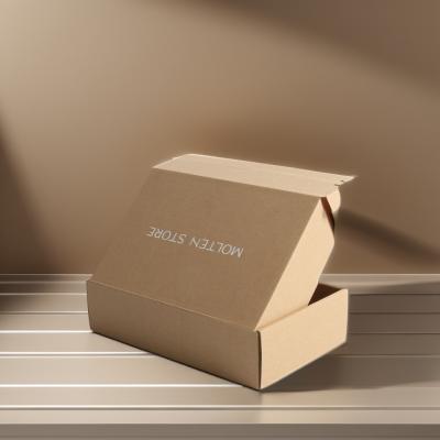 China Kraft Corrugated Paper Cardboard Mailer Box for Business Shopping and Perfume Packing for sale