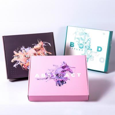 China Custom Color Underwear Packaging Boxes Printed Corrugated Boxes For Small Business for sale