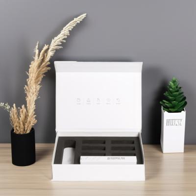 China Coated Paper Foldable Magnetic Box , Perfume Clothing Gift Boxes With Magnetic Lid for sale