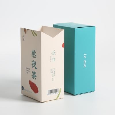 China Papier Tuck Top Green Tea Verpackungskiste, Autolock Bodenboxen CMYK 4 Farbdruck zu verkaufen