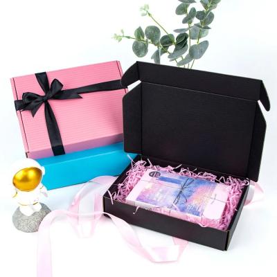 China Custom Order Small Business Packaging Free Sample Pink Mailer Box with Logo Insulated Shipping Box for sale