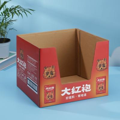 China Irregular Corrugated Tuck End Box For Tea Accessories Custom Single Side Printing for sale