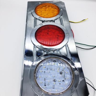 China Low MOQ 5 Inch Flush Mount Truck 24V LED Tail Light For Auto WD-812 for sale