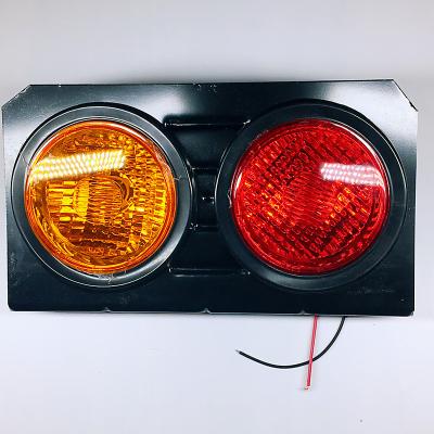 China 2pcs/set ABS 3-5W 24V Rear Parking Brake Light Turn Signal Led Tail Light For WD-804 Truck for sale