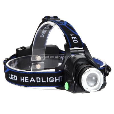 China HP79 2000lumens Camping Zoom Headlight XM-L2 LED Rechargeable Adjustable Headlight for sale