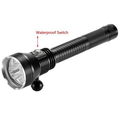 China Powerful XHP702 Camping Led Flashlight XHP70.2 LED Diving Torch 26650 Spearfishing Lights White Light Waterproof Underwater Lamp for sale