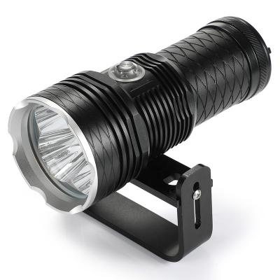 China 4xXHP70 LED Flashlight Torch Photography Video Fill Waterproof Camping Diving White Light Tactical Underwater Light With Handle for sale