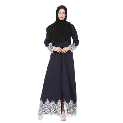 China New Design Abaya Fashion Abaya Dress Lace Edge Modanisa Abaya M L XL XXL XXXL for sale