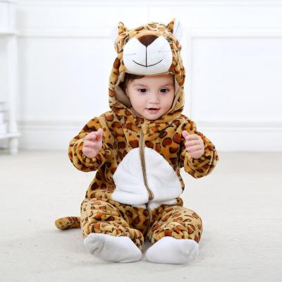 China Leopard baby pajamas kigurumi pajamas Longsleeve MICHLEY baby romper wholesale children pajamas for sale