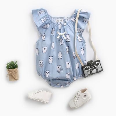 China MIA Cute baby summer rompers cartoon onesies jumpsuit sleeveless rompers for baby for sale