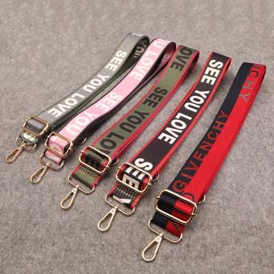 China Luggage Bag Accessories Single Shoulder Cross - Body Bag Belt Canvas Ethnic Wind Female Adjustable Backpack Straps for sale