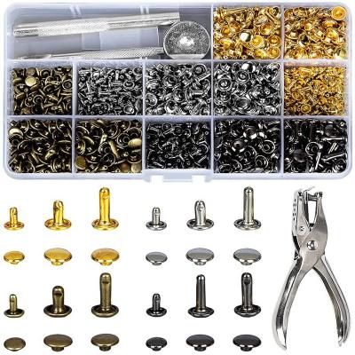 China Other Danlot Solid Metal Buttons Sewing Snaps/Fork Snaps + Hollow Pliers DIY Tools for sale