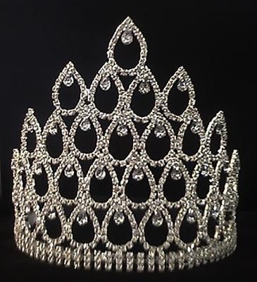 China Custom Colored Rhinestone Pageant Crowns from OKCROWNS Pageant for sale