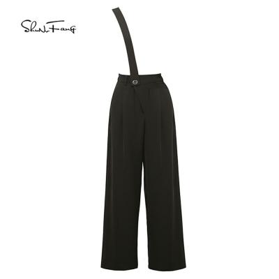 China High-waisted stylish loose comfortable casual pants Anti-wrinkle women's casual wide-leg pants for sale