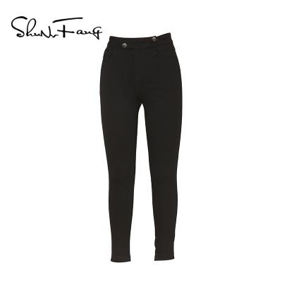 China Anti-Wrinkle Comfortable Quality Pants Women High Waist Premium Casual Pants Women for sale