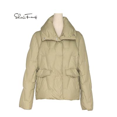 China 2021 New Waterproof Women's Short Down Jacket Winter Fashion Casual Jacket for sale