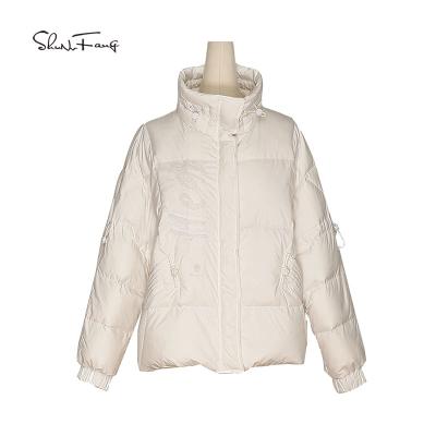 China Dropshippong Waterproof Winter One Piece Women Plus Size Duck Down Jacket Coat Customized Clothing Manufacturer for sale