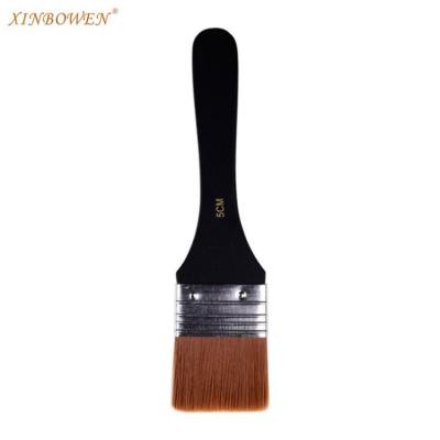 China Xin Bowen Hot Selling Brush 5cm Main Black Wooden Handle Wall Painting Hand Paint Brush Painting Brush for sale