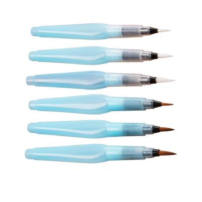 China Painting With Blue Water Xinbowen Factory Soild Watercolor Brush Color Water Brush Pens for sale