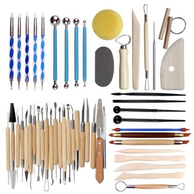 China Xinbowen Mix Styles Wholesale Multifunctional Sculpture Clay Tools Set Pottery Different Styles Of Art And Craft Tool Set for sale