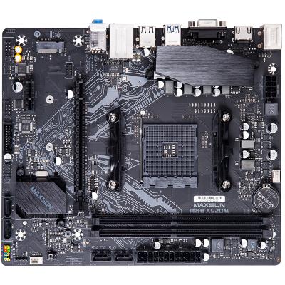 China High Cost Effective MAXSUN A520 Motherboards Support Desktop AMD 3700X And ​​5700X Processors for sale