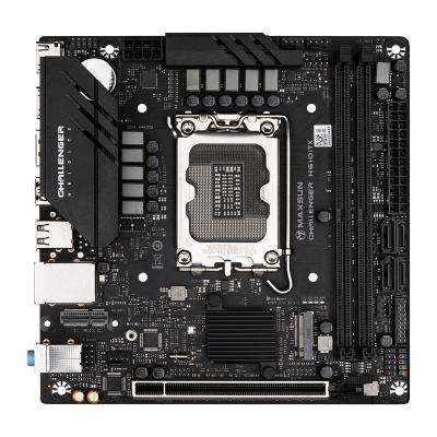 China H610 8+1+1 DrMOS 50 2.5G Cost-effective Desktop A4 Network Case H610 ITX Motherboard for sale