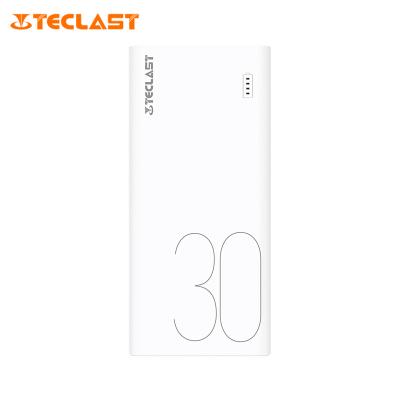 China Teclast C30-L Power Bank Charges 30000mAh 2.1A High Capacity Rapid Fast Charging Support Dual Input and USBx3 Output Triple Interface Mobile Power for sale