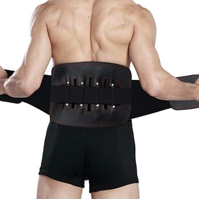 China Hot sale adjustable factory price leather adjustable back support lumbar back support belt for back pain for sale