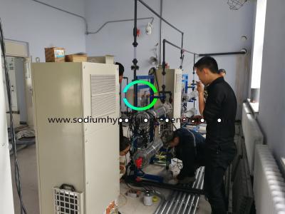 China 2 kg / h Multi Function Split Type Sodium Hypochlorite Generator Bipolar Electrode for sale