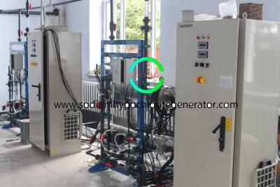 China Large Split Type Modular Integrated Of 0.8 % Brine Electrolysis System for sale