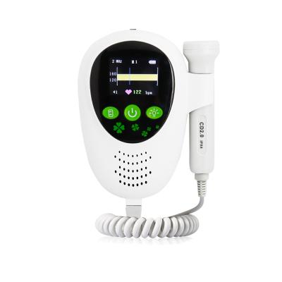 China For commercial & Home Use Portable Prenatal Color Doppler Portatil Fetal Monitor Pocket Fetal Heart Rate Heartbeat Monitor For Home for sale