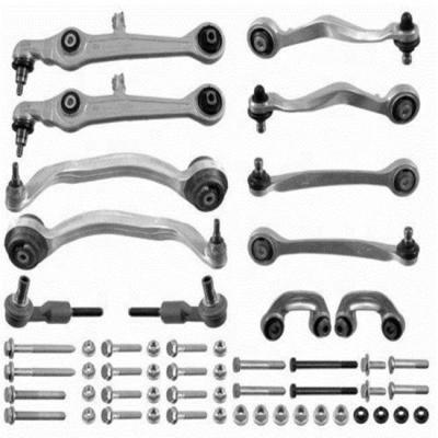 China Wholesale aluminum / rubber factory auto parts suspension kit control arm kit use for VW A UDI A serie for sale