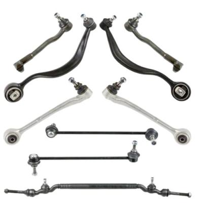 China For BMW 7 (E38) 9Pc Front Suspension Kit Lower Control Arm Sway Bar Link External Rod End Center Link Compatible With BMW E38 740i 740iL 750iL for sale