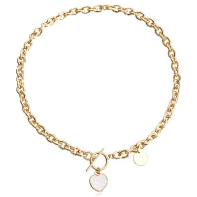 China Simple Premium Fritillaria Spring Fritillaria Sweater Chain 2023 Summer New Trendy Jewelry Necklace Fashion White Bracelet Women's Love Chain for sale