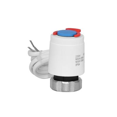 China Modern 24V Thermal Spring Return Electric Actuator For Underfloor Heating System Manifold Actuator for sale