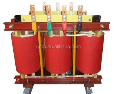 China Electrical 11kv 33kv 3 phase protection rack dry type high voltage power transformers for sale for sale