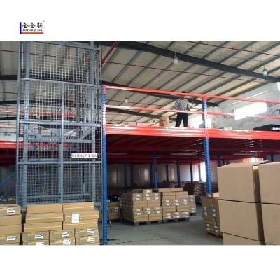 China Corrosion Protection Portable Warehouse Platform Attic Shelf Hydraulic Lift Platform for sale